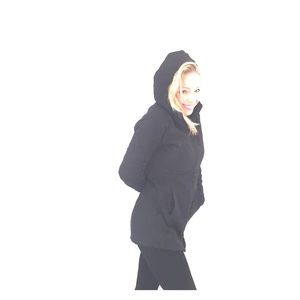 Black North Face Hooded Jacket Fitted